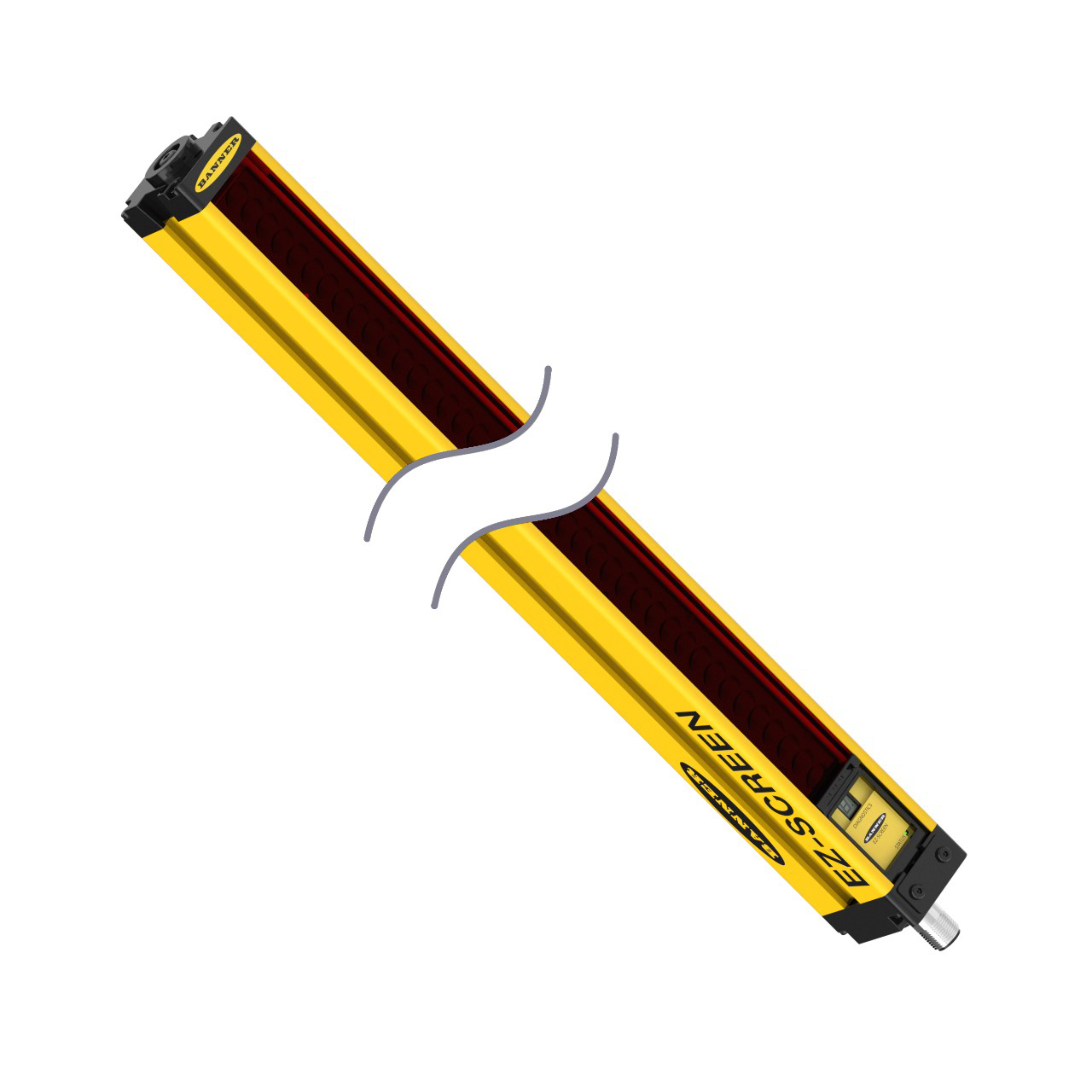 Banner Engineering Safety Light Screen Emitter; Cascading; 1050mm Defined Area; 30mm Resolution; 18m Range; Type 4